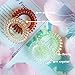 8 Pcs Spiral Hair Ties with No Crease| All Purpose Coil Hair Elastics| Traceless Hair Rubber Bands| Ouchless Hair Rings | RevoRosy 'Fresh' Collection