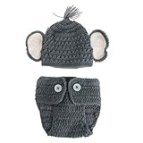 cici store Newborn Baby Girls Boys Photo Props Crochet Knitted Hat And Pants Set Photography Props Costume Outfits (boy)