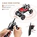 SZJJX RC Cars 1/18 Scale 4WD High Speed Vehicle 12MPH+ 2.4Ghz Radio Remote Control Off Road Racing Monster Trucks Fast Electric Race Desert Buggy with LED Light Vision Metal Shell Red