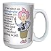 Hilarious Aunty Acid Photography Large Coffee Mug, 15-Ounce Cup lm43846 - Funny, Unique, Sarcastic Gag Gifts for Office Coworkers, Tree-Free Greetings