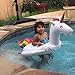 DMAR Pool Floats Unicorn Rainbow Kids Seat Boat Inflatable Water Raft Swim Ring Water Fun