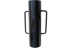 MTB SUPPLY Fence Post Driver with Handle, 34LB Black Iron T Post Pole Pounder Hand Post Rammer for U Fence Post Wooden Post