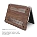 GMYLE Wooden Pattern Soft-Touch Frosted Hard Case Cover for Old MacBook Pro 13 inch with CD-ROM (Model: A1278) [2009-2014 Release]