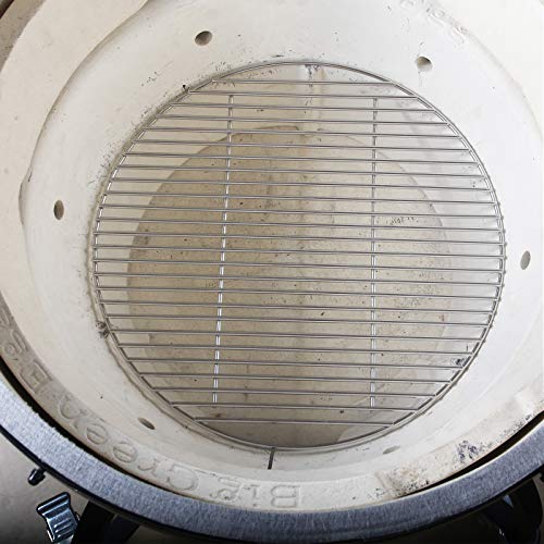 KAMaster 17" BBQ High Heat Stainless Steel Charcoal Fire Grate Fits for XL Big Green Egg Fire