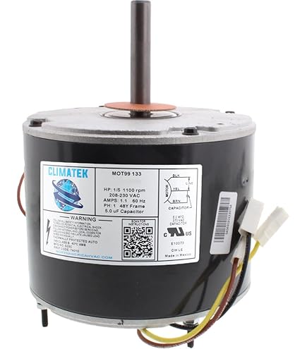 K⭐︎H⭐︎A ClimaTek Upgraded 1/5 HP Condenser Fan Motor Directly