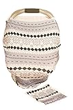 Amaroo Baby Premium 4-in-1 Breastfeeding Cover Up & Nursing Poncho/Baby Car Seat Covers/ Shopping Cart Cover For Baby/ Universal High Chair Cover, Perfect Unisex Baby Shower Gifts for Boys & Girls