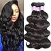 Flady 10A Brazilian Body Wave Human Hair 3 Bundles Unprocessed Virgin Human Hair Body Wave Bundles Natural Black Color 18 20 22inch
