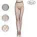 Fishnet Stockings Sexy Net Pantyhose Womens Mesh Tights (Pack of 3) (Black)
