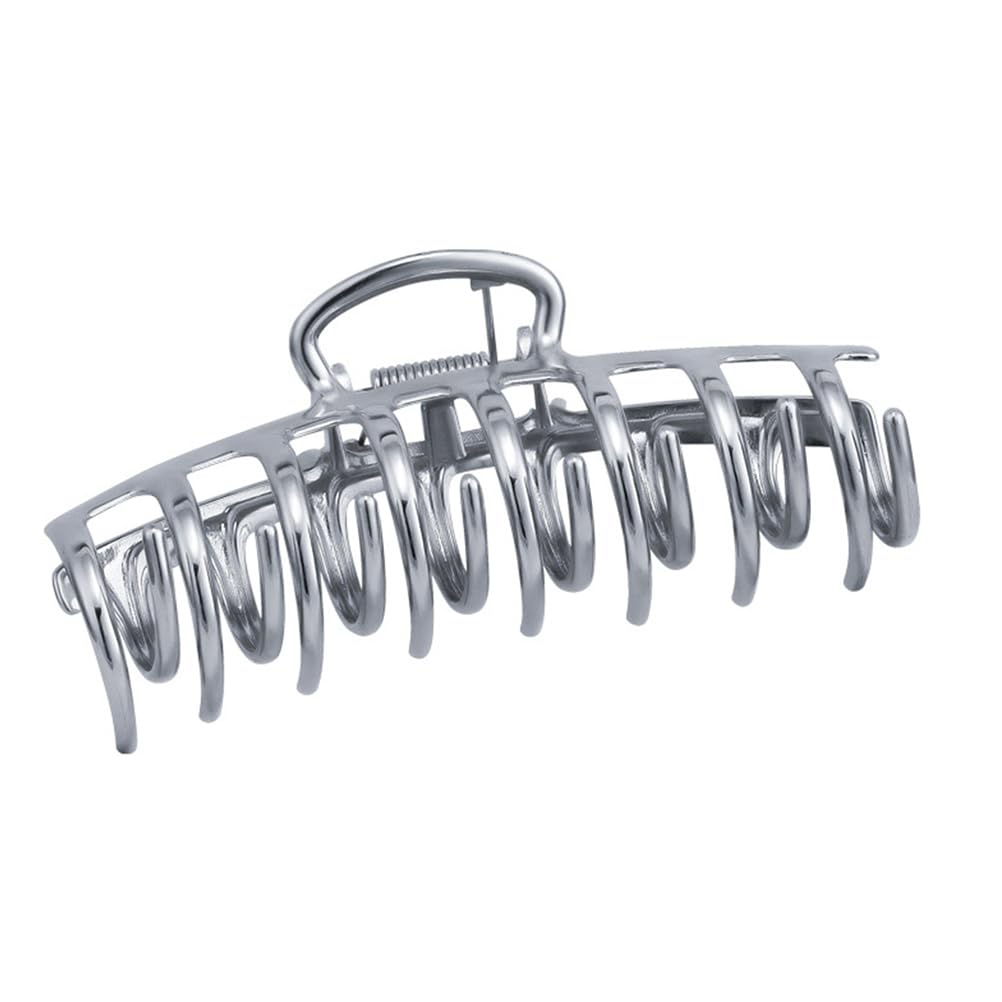 WOONEKY Metal Hair Claw Clip Non-slip Hair Clamp for Various Hairstyles and Head Types for Shower Makeup and Daily Use