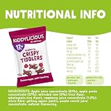 Kiddylicious Raspberry Crispy Tiddlers 7 Packs of 4 28 Total 12+ Months view 6