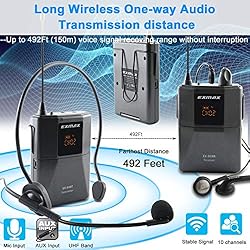 EXMAX UHF-938 UHF Acoustic Transmission Wireless