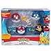 Pokémon Clip 'N' Go Belt Set with 3 Poké Balls & 2 Figures - Includes Pikachu and Jangmo-O Figure - Holds Up to 6 Pokeballs - Ages 4 +