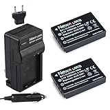 Newmowa KLIC-5001 Battery (2-Pack) and Charger kit for Kodak Easyshare P712 P850 Z730 DX6490 DX7440 DX7590 DX7630 Zoom Camera as Sanyo DB-L50