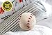 Estella Hand Knit Soft Organic Cotton Baby Rattle Toy, Baseball