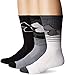 Under Armour Men's Phenom Logo Crew Socks, 3-Pairs, Steel Grey, Large