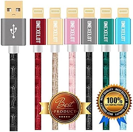 Lightning Cable iPhone Charger to USB for iPhone 7 / 7 Plus / 6s / 6s Plus / 6 / 6 Plus / 5 / 5s / 5c, iPad mini / Air / Pro iPod touch Car Charger cable (BLACK)