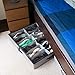 storageLAB Under The Bed Shoe Storage, Shoe Organizer with Sturdy Sides and Bottom - Set of 2, Fits 24 Pairs Total