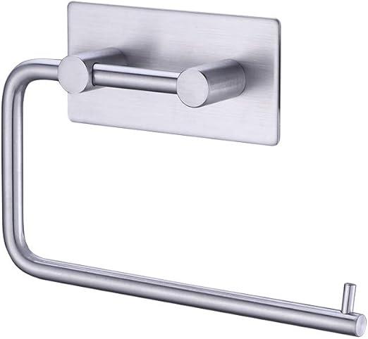 Kes Self Adhesive Toilet Paper Holder Stainless Steel Tissue Paper