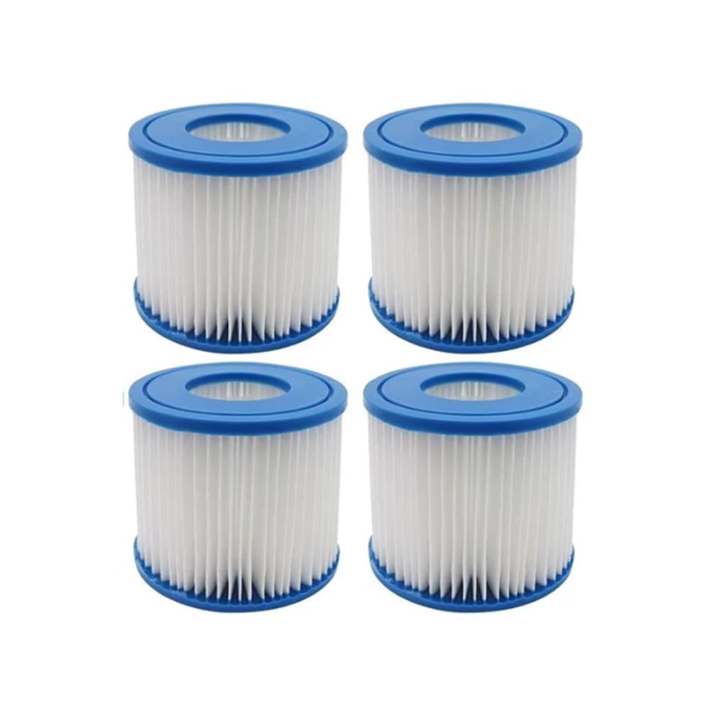 WuYan 4pcs Hot Tub Filter Compatible with Summer Escapes Filter Type D, Compatible with Summer Waves P57100102 SFS-350 RP-350 RP-400 RP-600 RX-600 Cartridge Filter