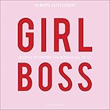 Graphique Girl Boss Wall Calendar, 16-Month 2020 Wall Calendar with Motivational Quotes, 3 Languages & Major Holidays, 2020 Calendar, 12" x 12"