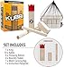 Striker Games Kubb Lawn Game - Outdoor Games - Party Games - Strategic Fun