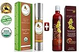 Argan Oil Shampoo and Hair Conditioner Set - Argan, Jojoba, Almond Oil, Peach Kernel, Keratin - Sulfate Free - Safe for Color Treated, Damaged and Dry Hair - For Women, Men, Teens and All Hair Types