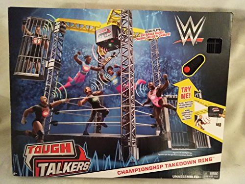 Wwe tough talkers championship takedown ring playset Clearance