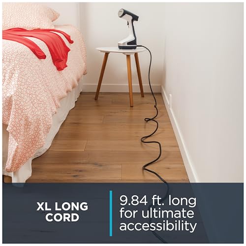 Rowenta Handheld Steamer for Clothes, X-Cel, 1600 Watts, 40-Second Fast Heat-Up, Powerful Continuous or On Demand Steam, 1600 Watts, Portable Clothes Steamer, Travel Must Have, Navy Blue, DR8120