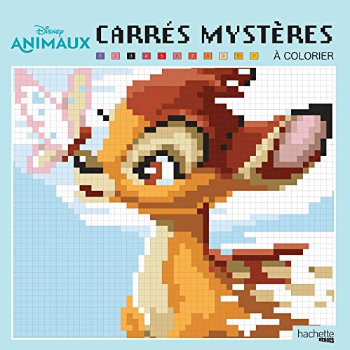Carrés mystères à colorier Disney Animaux by 