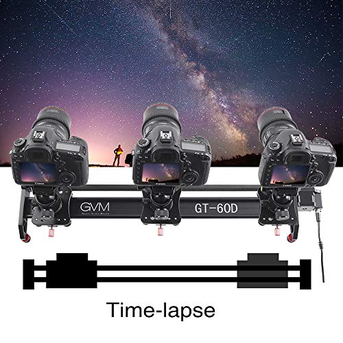 GVM Great Video Maker Motorized Camera Slider Video Rail Track Dolly