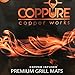 CopPure Premium Copper Grill Mats - Non Stick BBQ Grilling Mats [Set of 2] Reusable and Easy to Clean - Great for Grilling & Baking On Gas Grills, Charcoal, Smokers, Ovens and More