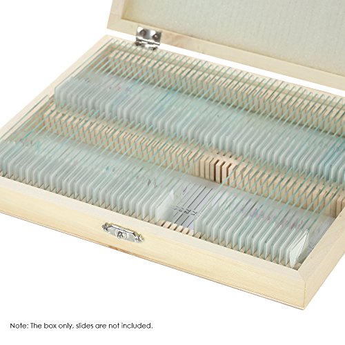 image for KKmoon 100-Places Wooden Slide Storage Box with Numbered Slots Content