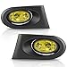 AUTOSAVER88 Fog Lights Compatible with 2002 2003 2004 Acura RSX 02-04 Fog Light Replacement,with 12V 55W H11 Bulbs,Wiring Harness and Switch Yellow Lens