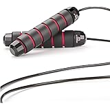 DEGOL Skipping Rope with Ball Bearings Rapid Speed Jump Rope Cable and 6” Memory Foam Handles Ideal for Aerobic Exercise Like