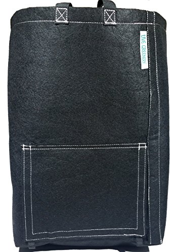 Live Greenery – 15 Gal Garden Potato Grow Bag / Fabric Pot with Handles and access flap to view potatoes. Thick material for long term use and foldable for easy storage during off season months.