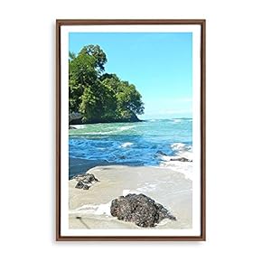 Framed Canvas Wall Art for Living Room, Bedroom Beautiful Beach Canvas Prints for Modern Home Decoration Ready to Hang - 16"x24" inches