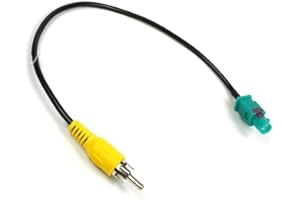 1pcs Wezxrauo Lexus NX Backup Camera Retrofit Kit, Fakra to RCA Adapter Cable for Factory Navigation Touchscreen, Enabling Re