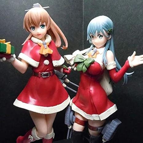 Amazon 艦これスーパープレミアムフィギュア鈴谷 熊野クリスマスver2点セット フィギュア ドール 通販