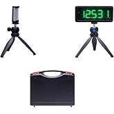 F-Winner Laser Sprint Timer, Electronic Laser Stopwatch for 40‑Yard Straight‑Line Shuttle Runs, Lap &amp; Speed Training, Track Field, Running, Basketball, Soccer and Roller Skating