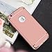 iPhone 6/6S Slim Case Anti-Scratch 360 Degree Protection 3 In 1 Hard Mobile Phone Ultra With Electroplate Frame For Full Protective For iPhone 6S Plus 6 Plus (iPhone 6S Plus 6 Plus 5.5, Rose Gold)