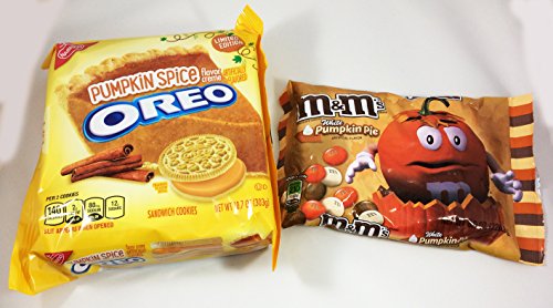 Pumpkin Spice Sweets Pack -- Pumpkin Spice Oreo Cookies | Milano Pumpkin Spice Cookies | M&M s White Pumpkin Spice Candies | M&M s White Candy Corn