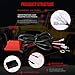 XZ_02 Led Light Bar Wiring Harness,Autofeel Wiring Harness for Dual Color Led Work Light Bar with Remote,Fuse Relay,Waterproof Switch