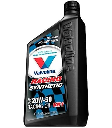 Amazon.com: Valvoline VR1 SAE 20W-50 Synthetic Racing Motor Oil