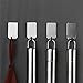 Stainless steel Wall Hooks Adhesive - Set of 10 - wall Hangers without nails - Extra Heavy Duty 16 lbs