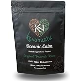 KAVANUATU | Kava Root Powder - 100% Piper Methysticum, Vegan, Non-GMO Herbal Noble Kava Powder - Enhances Mood - Natural Kava Tea Drink for Island-Style Relaxation, 8oz