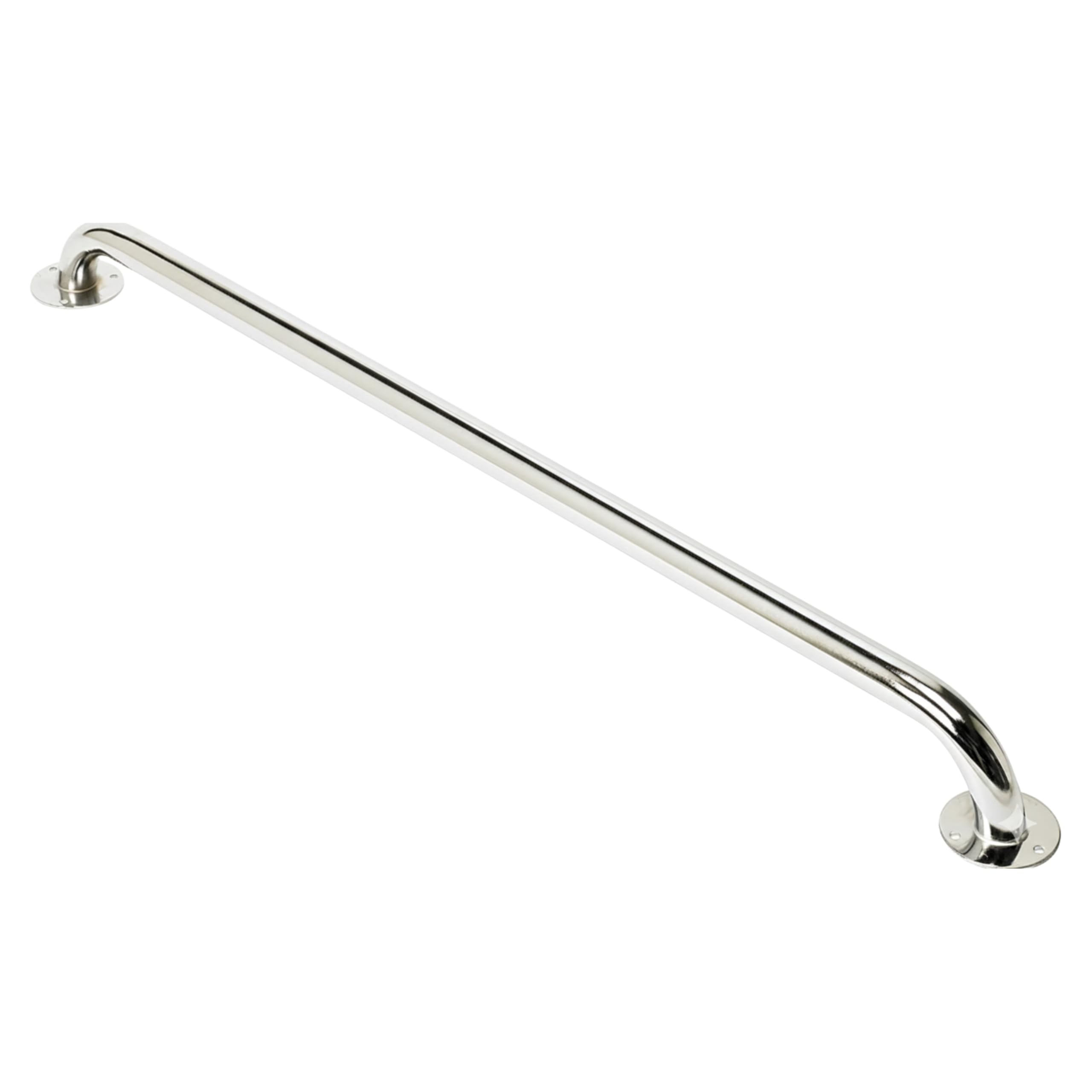 HOMECRAFT Chrome Steel Ringwood Grab Bar, Safety Rail and Mobility Aid for Bathroom and Shower, Elderly, Handicapped and Disabled User Support, Indoor and Outdoor Attachment , 36"