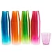 Smoothie Straws 100 Pack Wide 0.37” Multi Colored Disposable Milkshake Drinking Straw Assorted – by DuraHome (2 Ounce.)