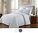 NC Home Fashions Garnet Reversible Quilt Set, White