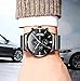 Watch Men Casual Stylish Stainless Steel Watch with Milanese Mesh Band, Waterproof Black Multifunctional Watch for Men …