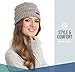 Brook + Bay Cable Knit Beanie Winter Hat for Women - Warm, Chunky, Soft Stretch, Thick & Cute Knitted Caps for Cold Weather